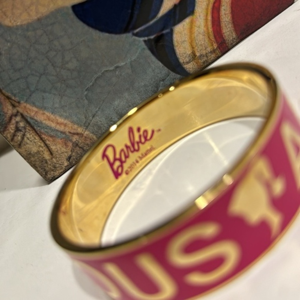 Barbie Pink and Gold Bangle - "Always Fabulous" 2014 EUC - Picture 4 of 9